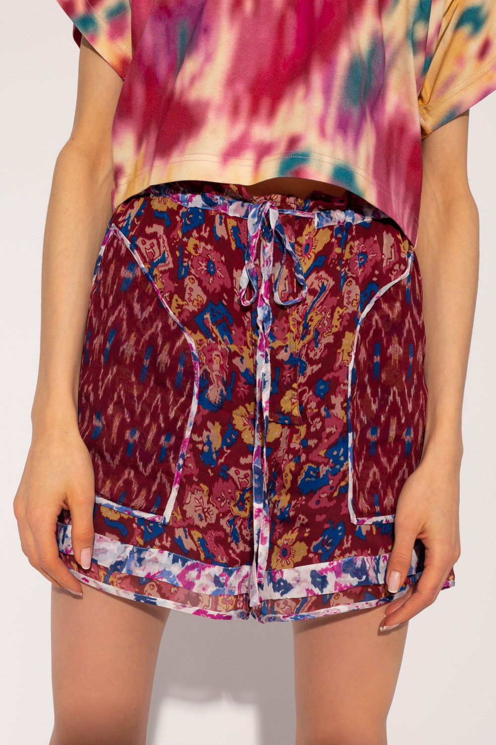Isabel Marant Etoile ‘Riolmy’ patterned shorts