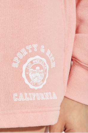 Sporty & Rich Pantalones cortos con logo