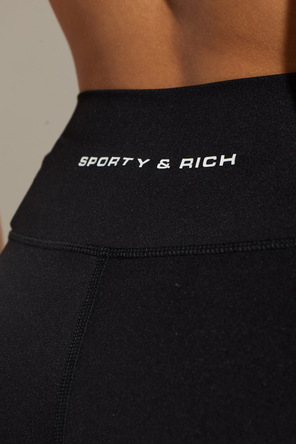 Sporty & Rich Short Leggings from ‘The Essentials’ Collection