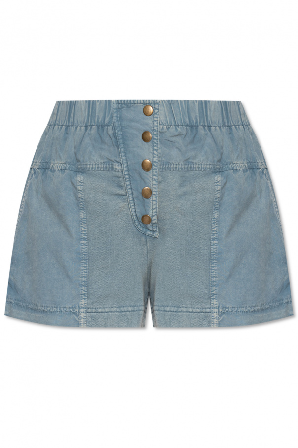 Ulla Johnson ‘Rylan’ cotton tiered shorts