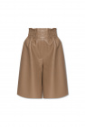 The Mannei ‘Amiens’ leather shorts