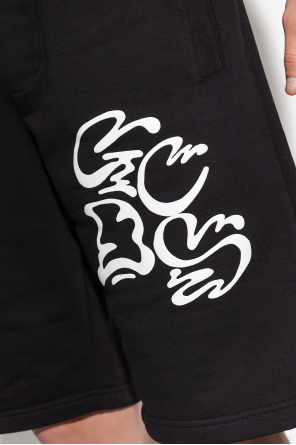GCDS River shorts with logo