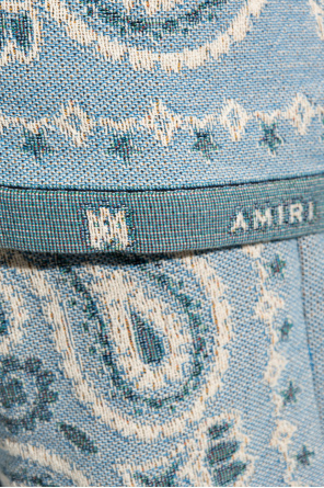 Amiri tie-dye ribbed shorts