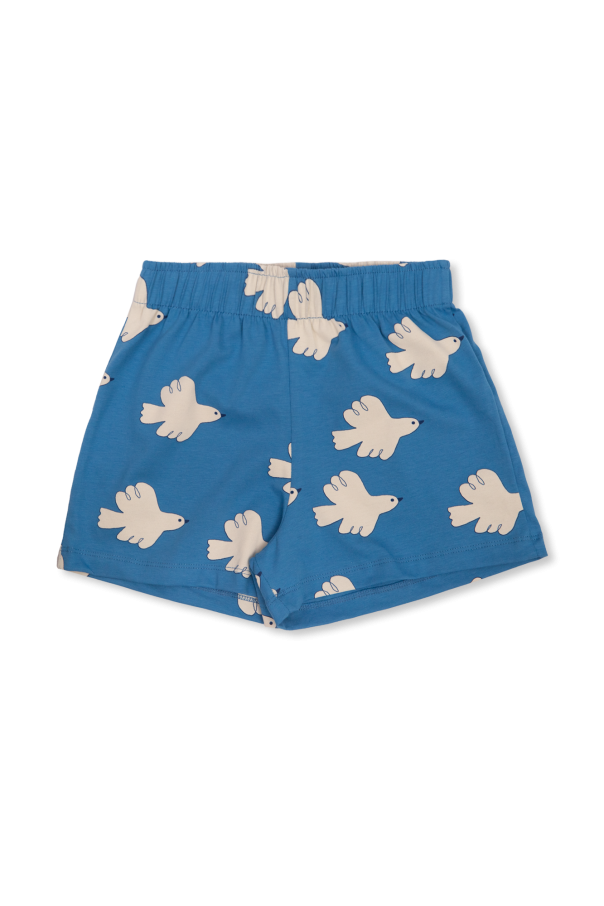 Shorts with dove motif od Tiny Cottons