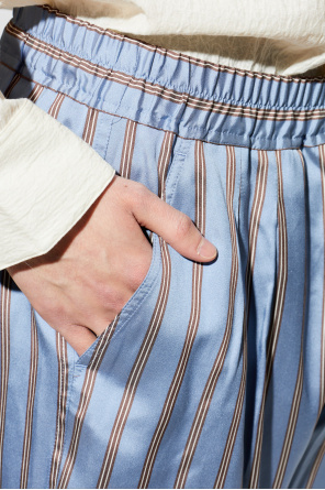 Tom Ford Silk shorts with striped pattern