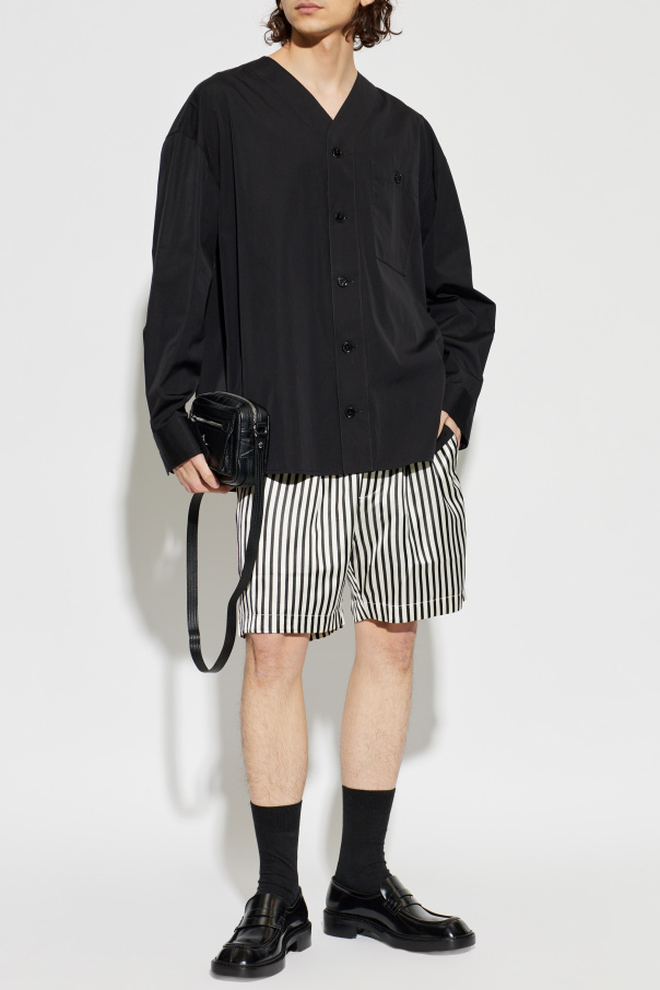 Tom Ford Seidenshorts mit Streifenmuster