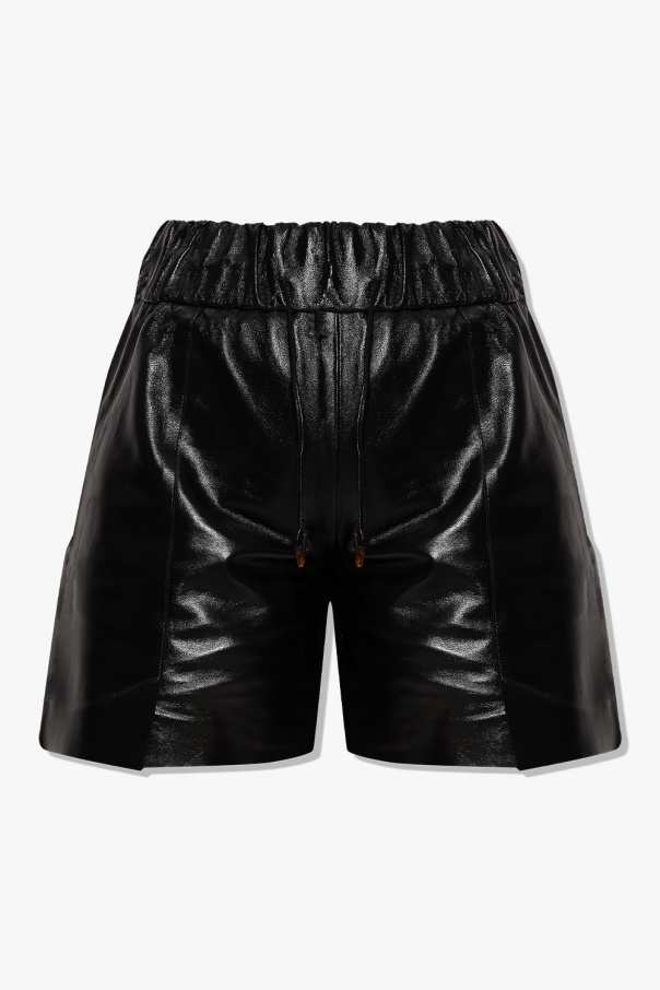 Aeron ‘Chirac’ leather shorts