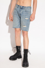 AllSaints ‘Switch’ denim fabric shorts