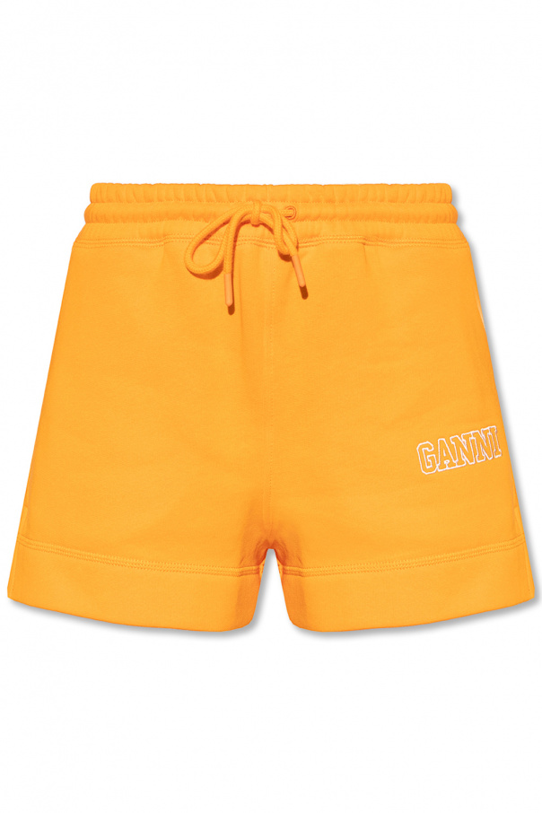 Ganni Sweat shorts with logo