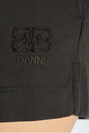 Ganni Logo Shorts