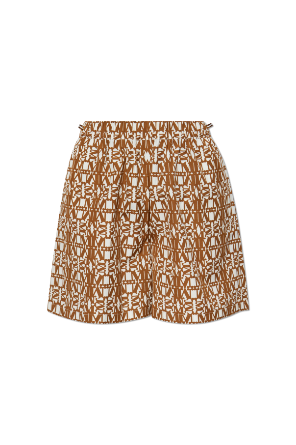 Max Mara Shorts mit Monogramm ‘Taiga’