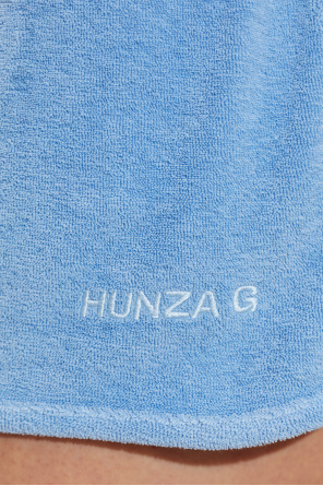 Hunza G ‘Frotte’ cotton shorts