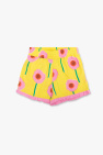 Stella McCartney Kids YELLOW Shorts with floral pattern
