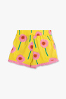 Stella McCartney Kids YELLOW Shorts with floral pattern