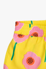 Stella McCartney Kids YELLOW Shorts with floral pattern