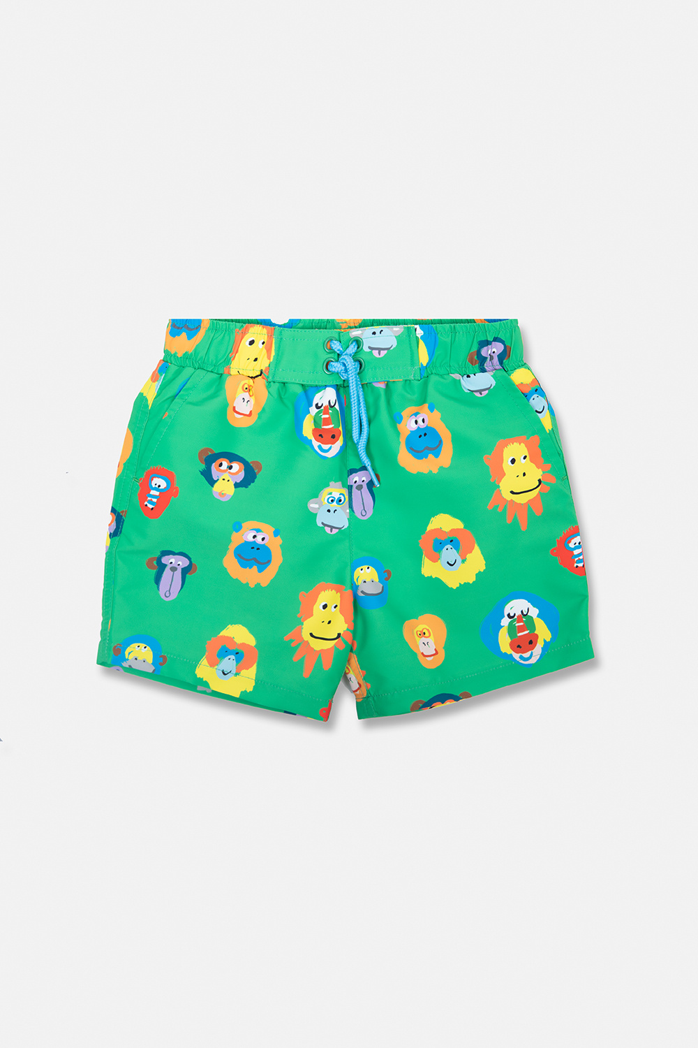 Stella McCartney Kids Swim shorts with animal pattern