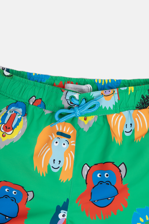 stella tracolla McCartney Kids Shorts with animal motif