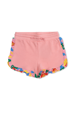 Shorts con volantes de colores