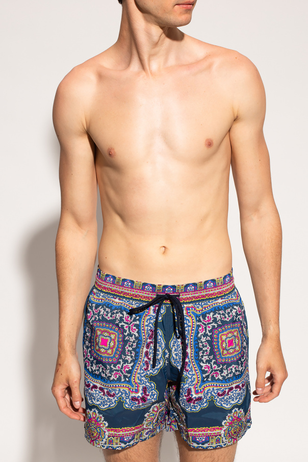 Etro Paisley-motif swim shorts