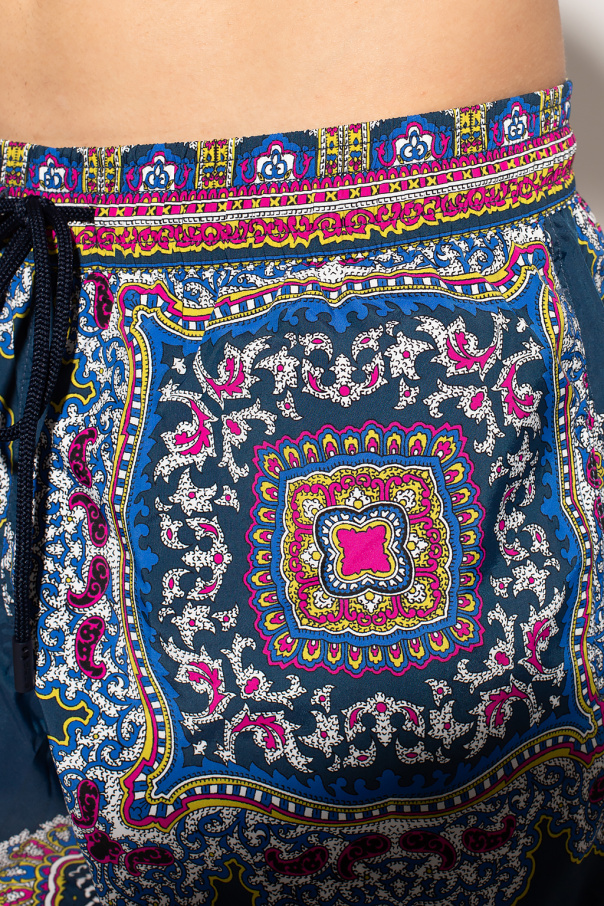 Etro Paisley-motif swim shorts