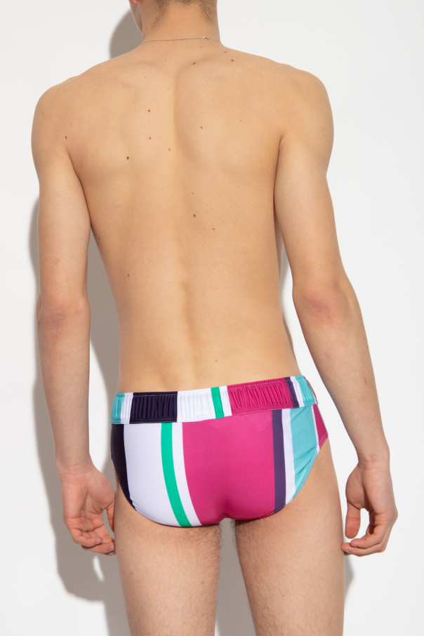 Etro Striped swim shorts