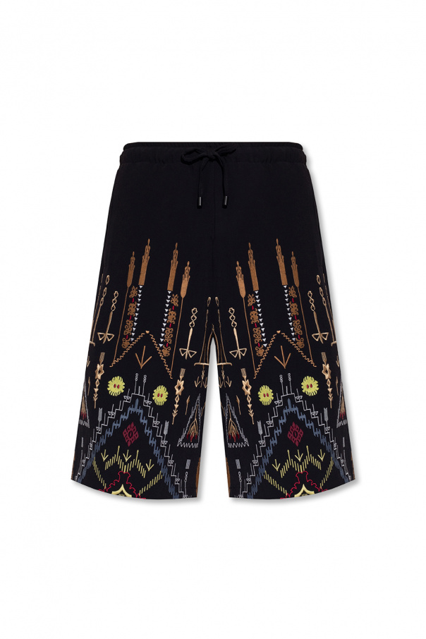 Etro Embroidered shorts