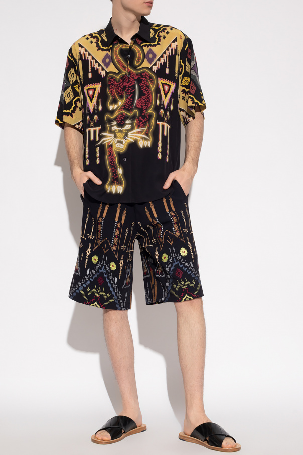 Etro Embroidered shorts