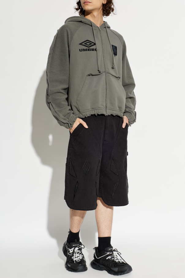 Umbro Shorts mit Ziernähten an den Beinabschlüssen