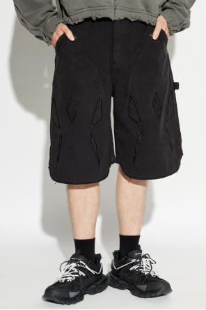 Umbro Shorts mit Ziernähten an den Beinabschlüssen