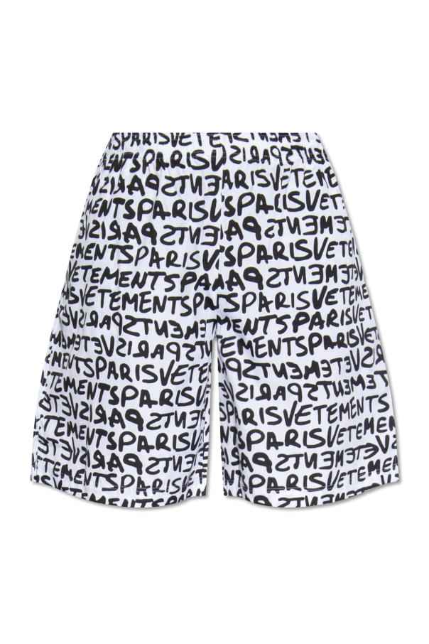 Shorts with logo od VETEMENTS