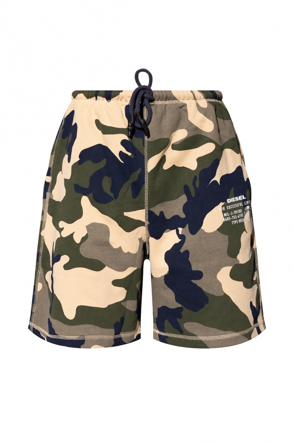 diesel camo shorts