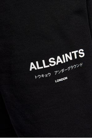 AllSaints Szorty dresowe z logo ‘Underground’