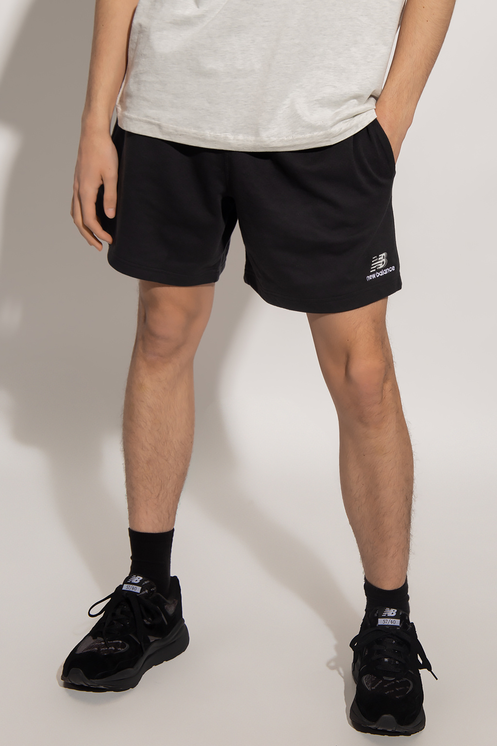 New Balance Sweat shorts with logo