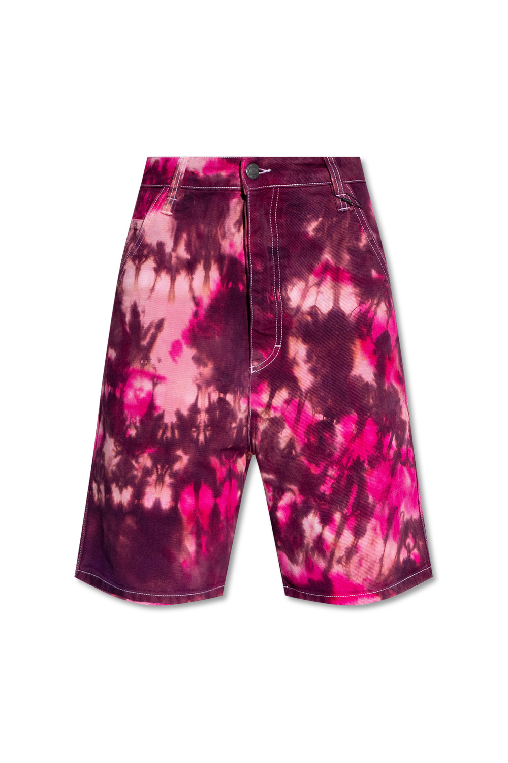 Diesel Kids ripped faded jeans Tie-dye shorts