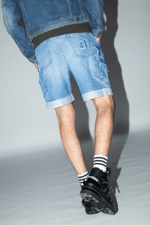 Balmain Denim shorts with pockets