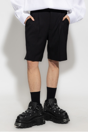 VTMNTS Pleat-front Volley shorts