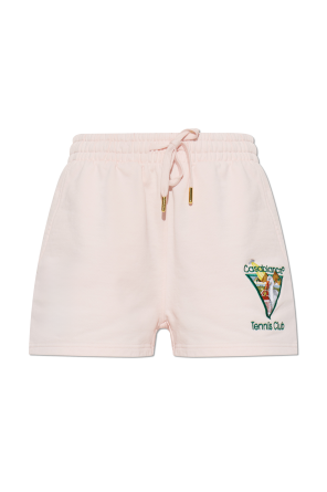 Shorts with embroidered logo