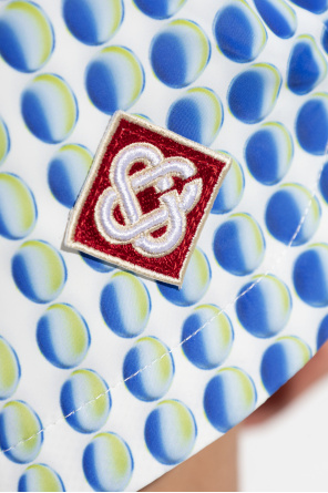 Casablanca Shorts mit Punktmuster