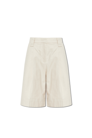 High-waisted shorts