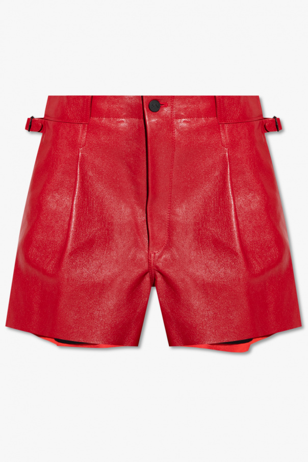 The Mannei ‘Elche’ leather shorts