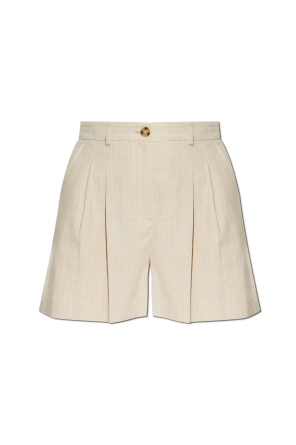 High-waisted shorts