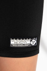 VETEMENTS Cropped leggings with logo