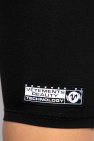 VETEMENTS Cropped leggings with logo