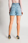 Balmain Denim shorts with belt