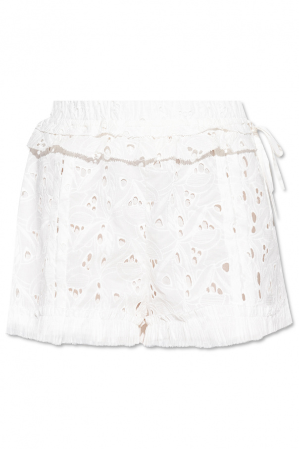 Iro Openwork pants shorts