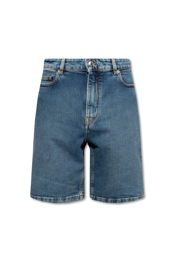Isabel Marant toile raw-edged denim shorts ‘Tomboy’ denim shorts