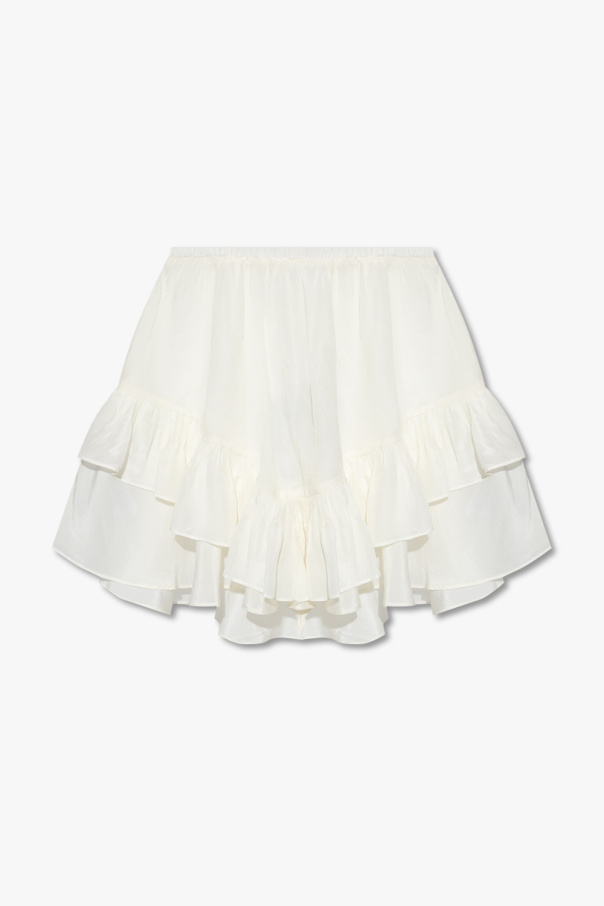 Iro ‘Chuck’ skirt with midi shorts