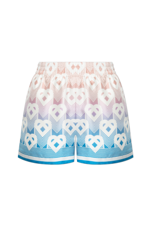 Silk shorts with print od Casablanca