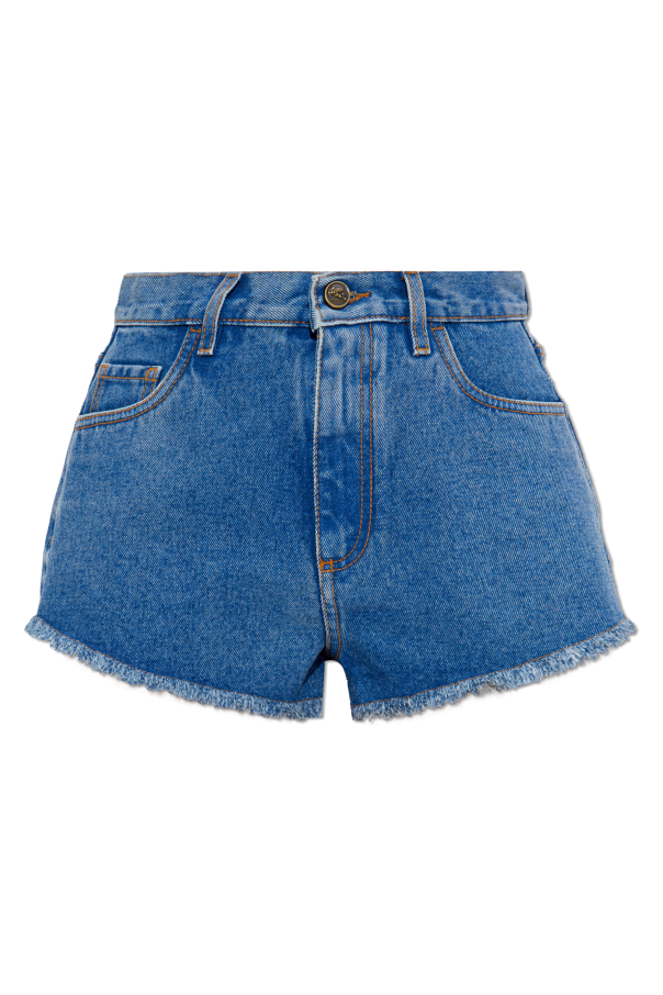 Etro Denim shorts with vintage effect