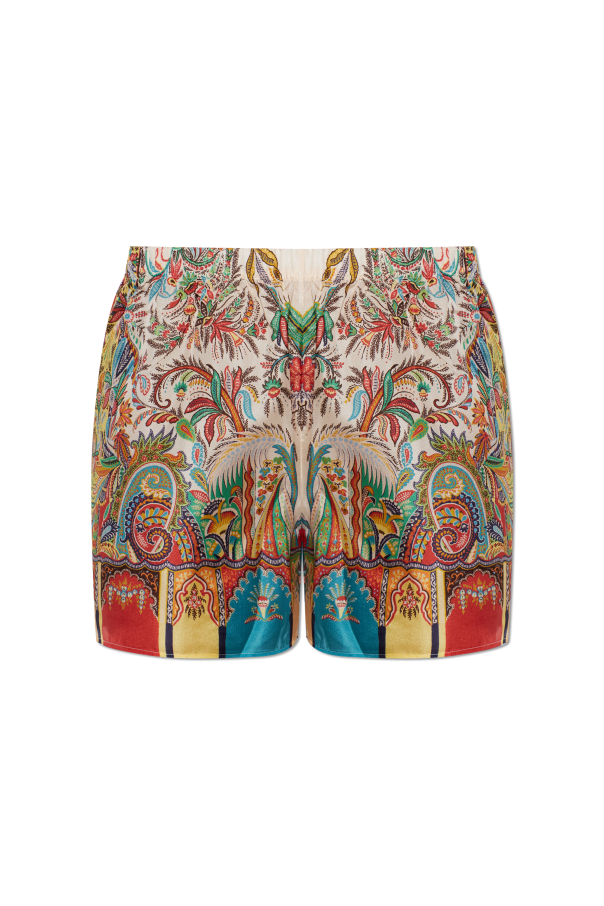 Silk shorts od Etro